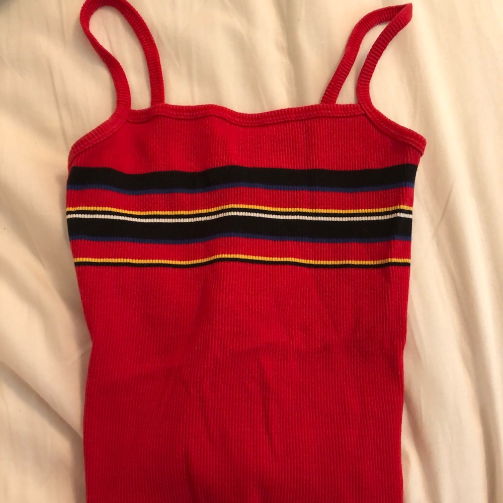 F21 striped tank